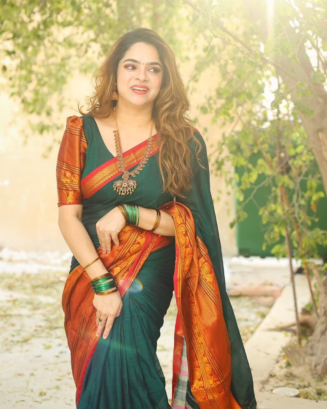 Big border narayanpet cotton saree