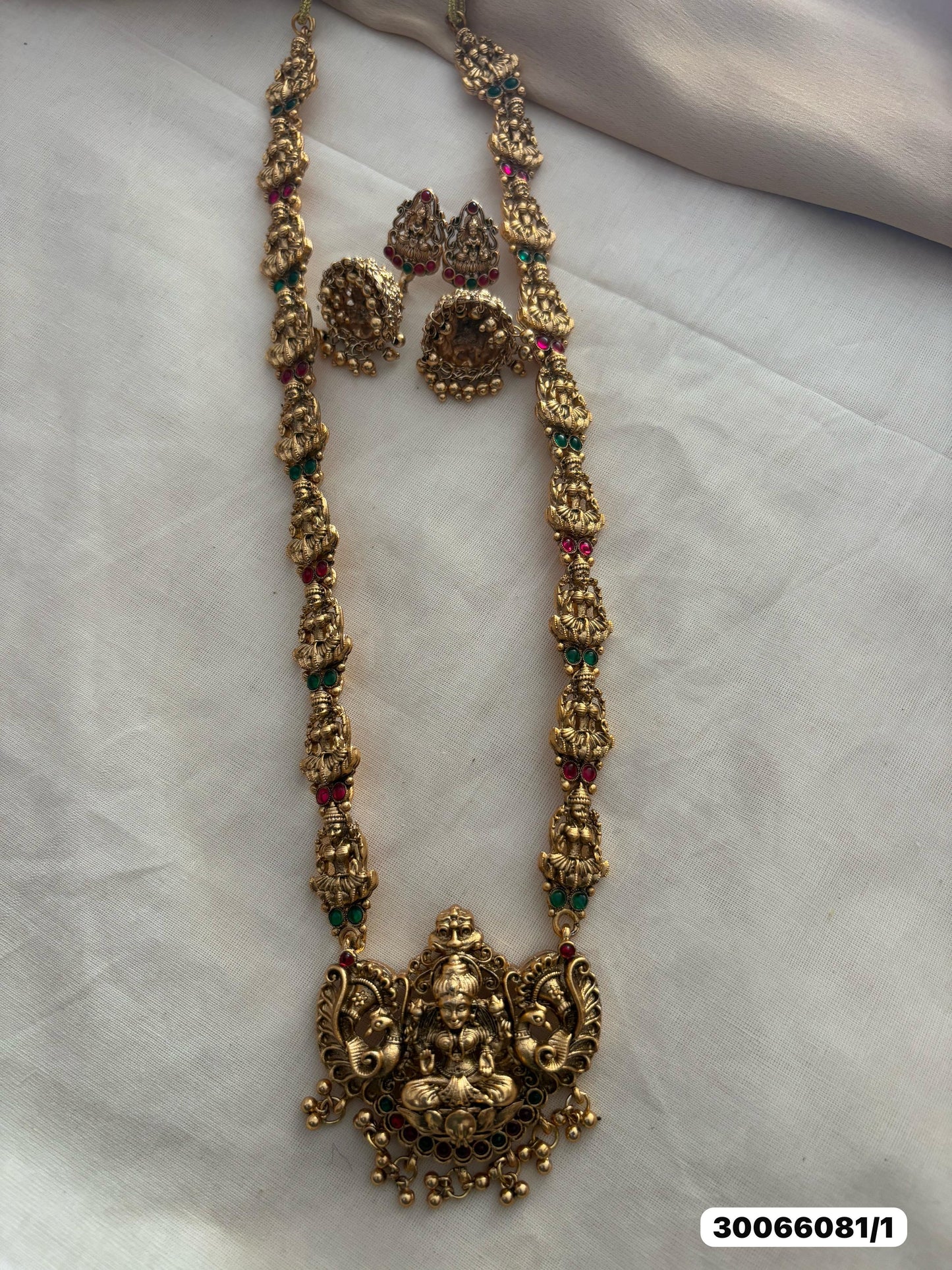 Lakshmi long haram necklace