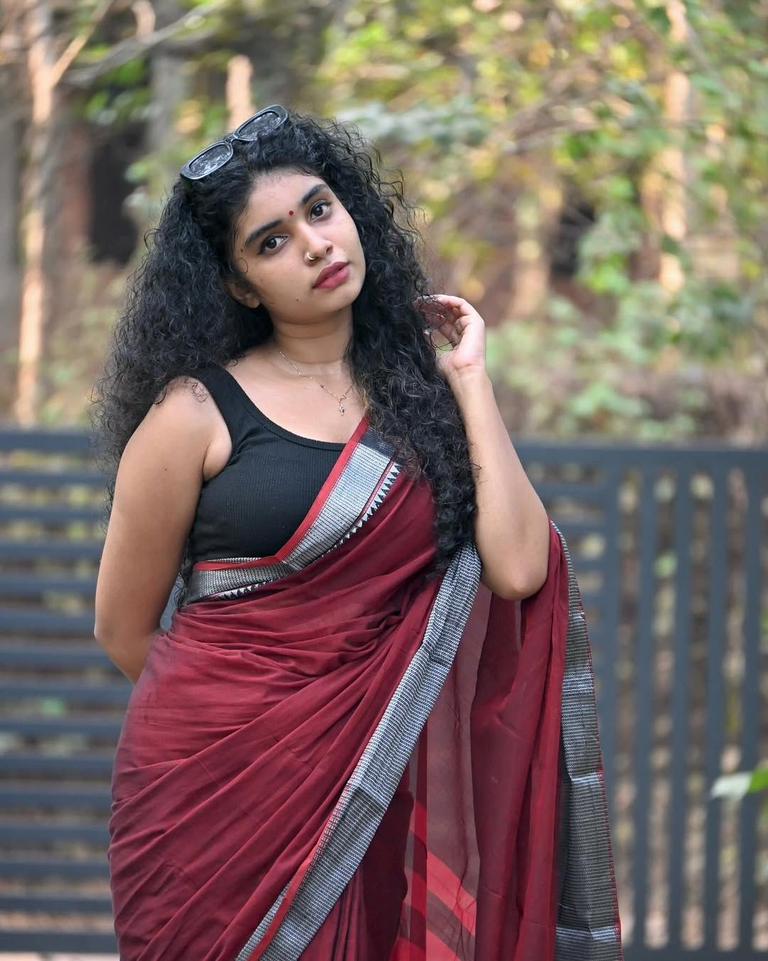 Silver patta border cotton saree