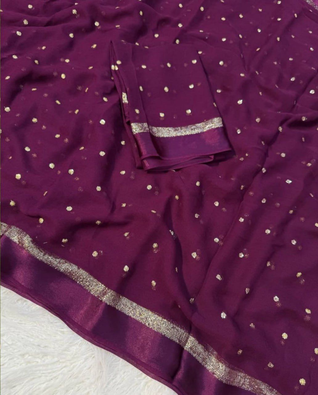 Trending Fancy Georgette saree