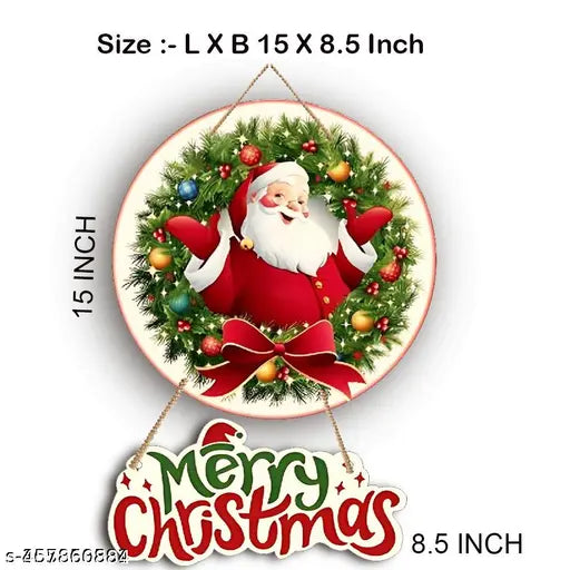 Christmas Decoration Wooden Wall Hanging