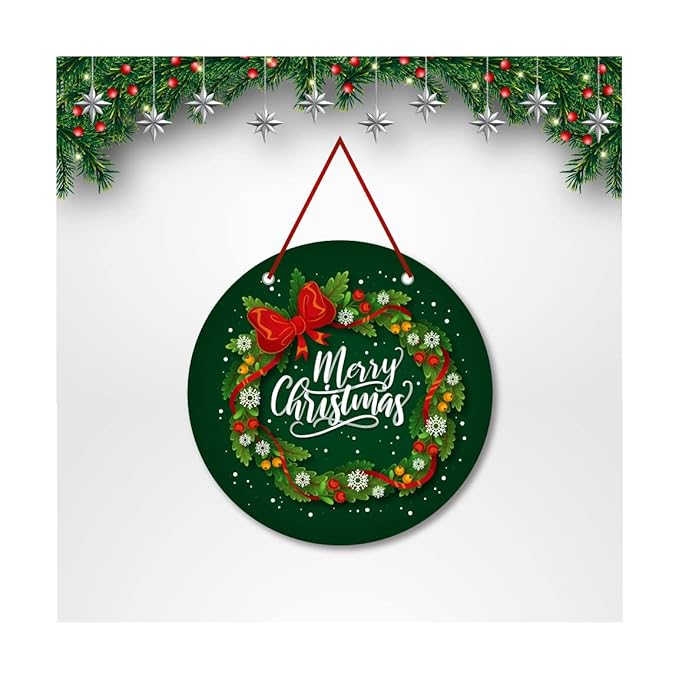 Christmas Decoration Wooden Wall Hanging