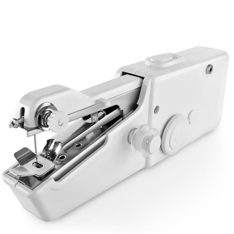 Handheld Sewing Machine, Sewing Machines Portable Mini Manual Sewing Machine Handy Needlework Tool Mini Sewer Machine Hand Stitcher Sewing Machine