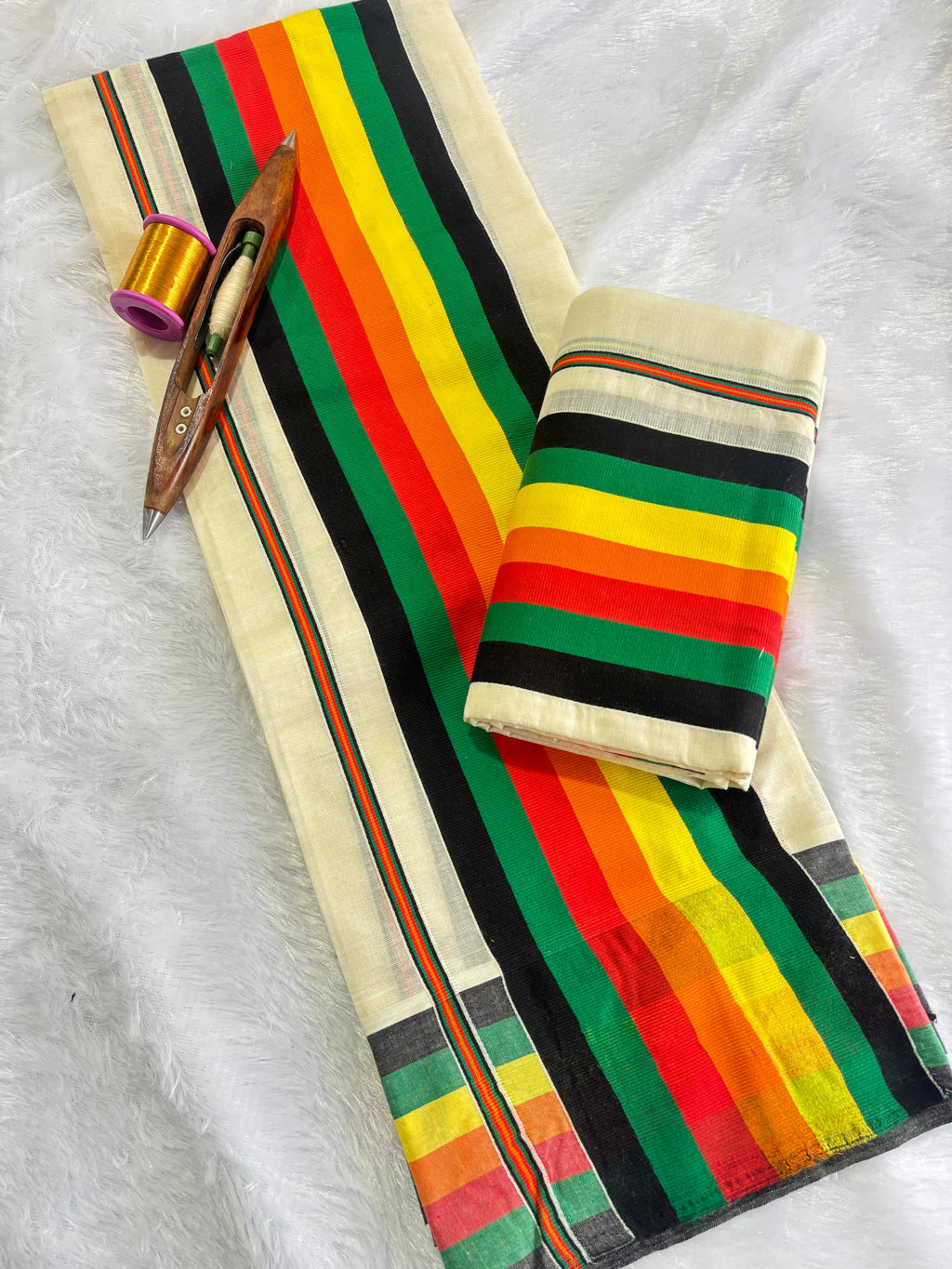 5 colour kattikara set mundu 2.80