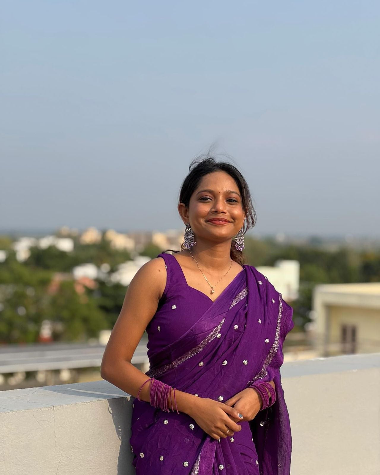 Trending Fancy Georgette saree