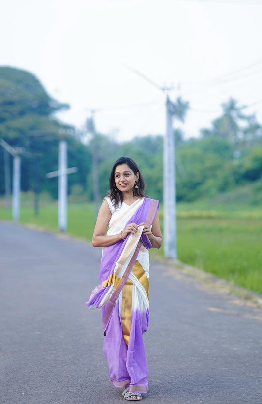 Tye and dye set mundu