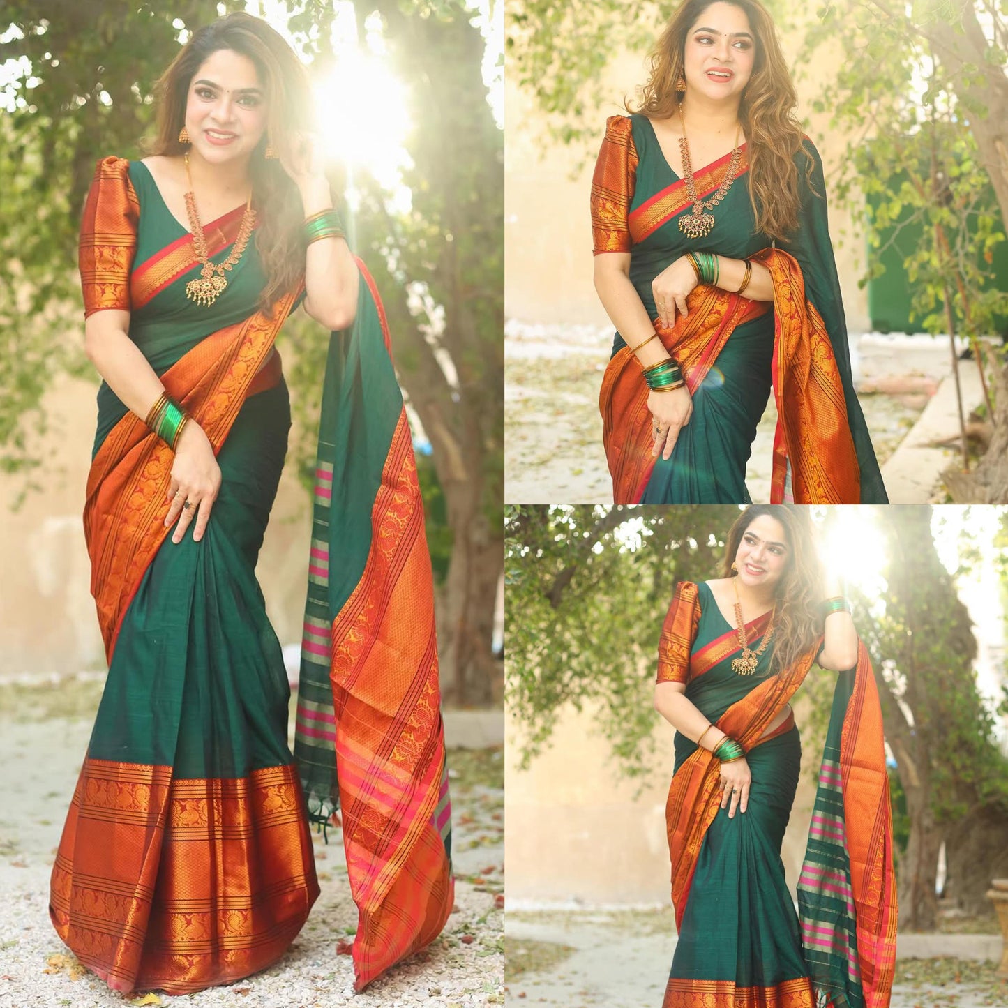 Big border narayanpet cotton saree