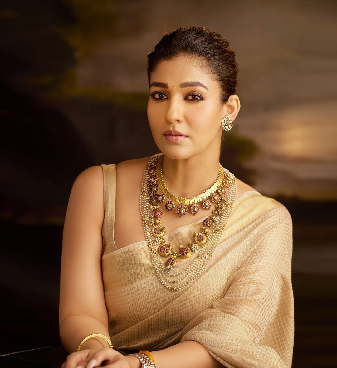 Nayanthara ambani wedding saree