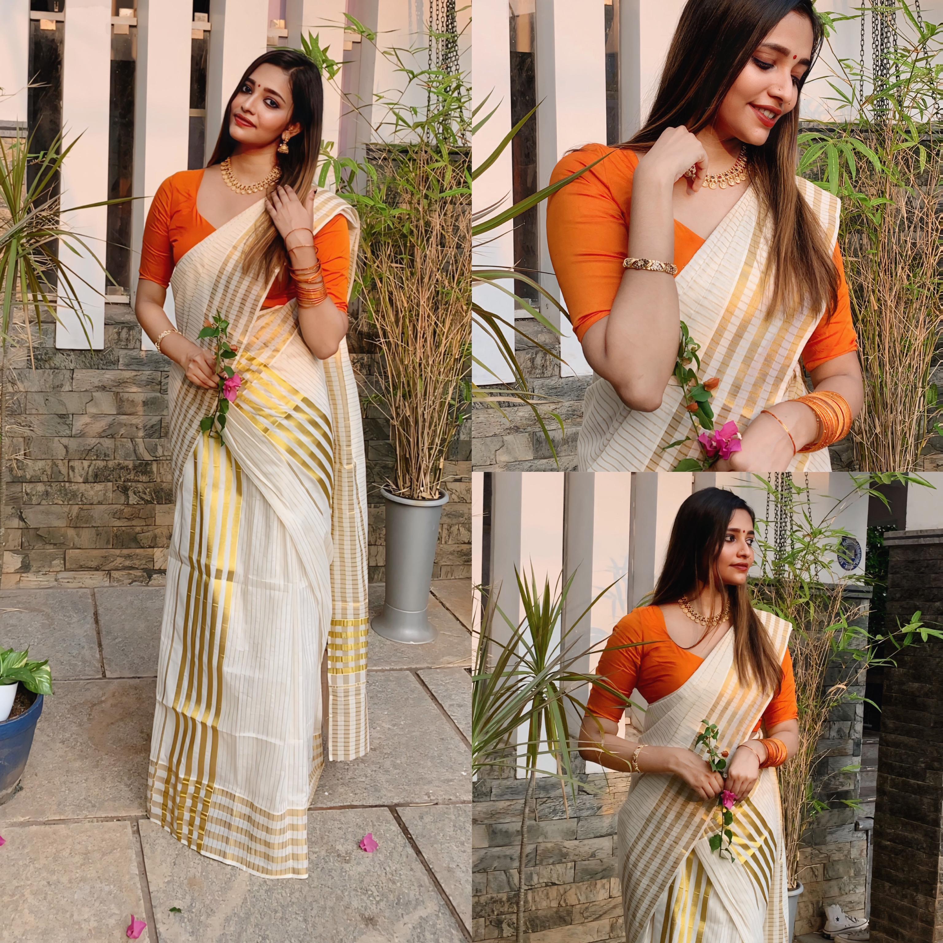 Cotton lines set mundu 2.80