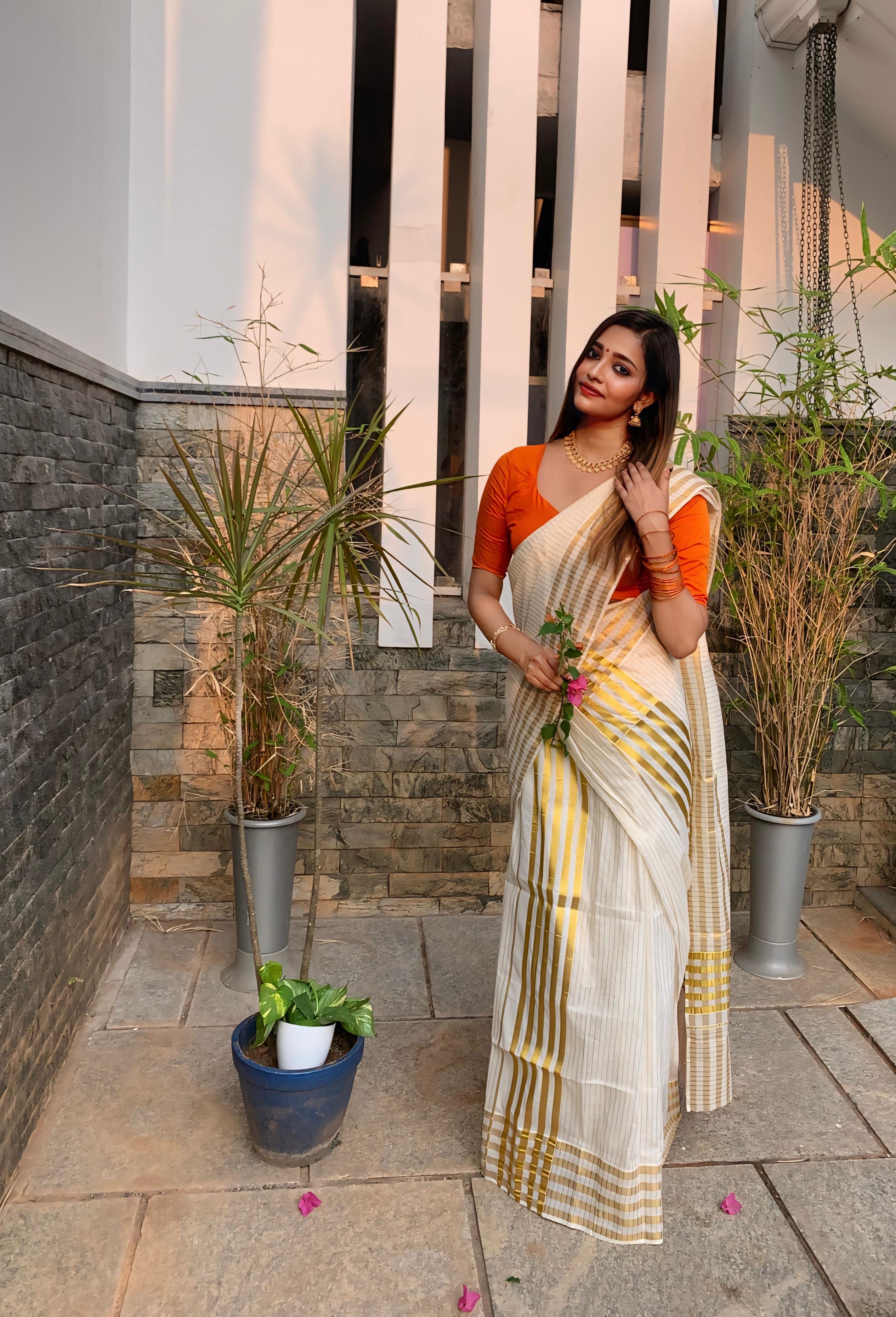 Cotton lines set mundu 2.80