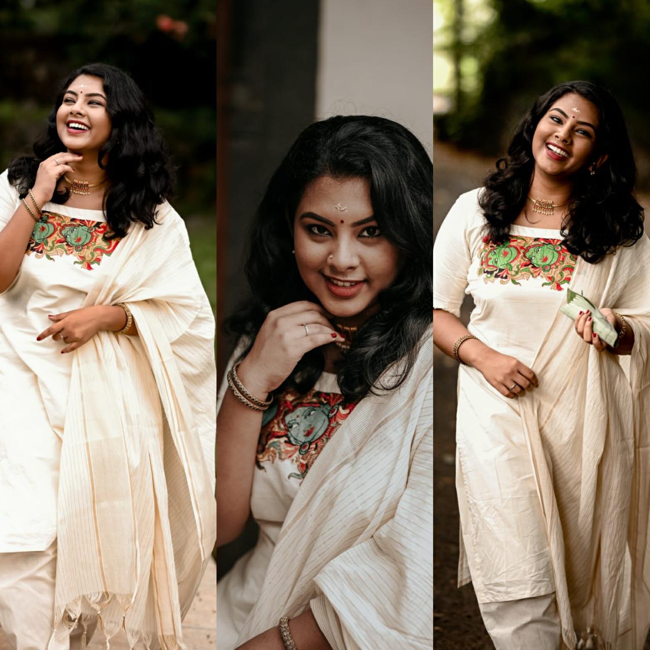 Radha Krishna embro churidar unstitched material