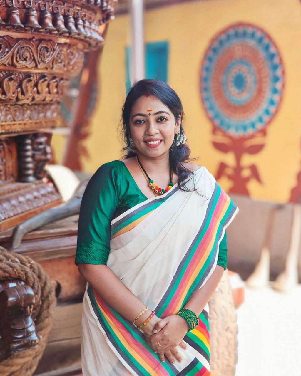 5 colour kattikara set mundu 2.80