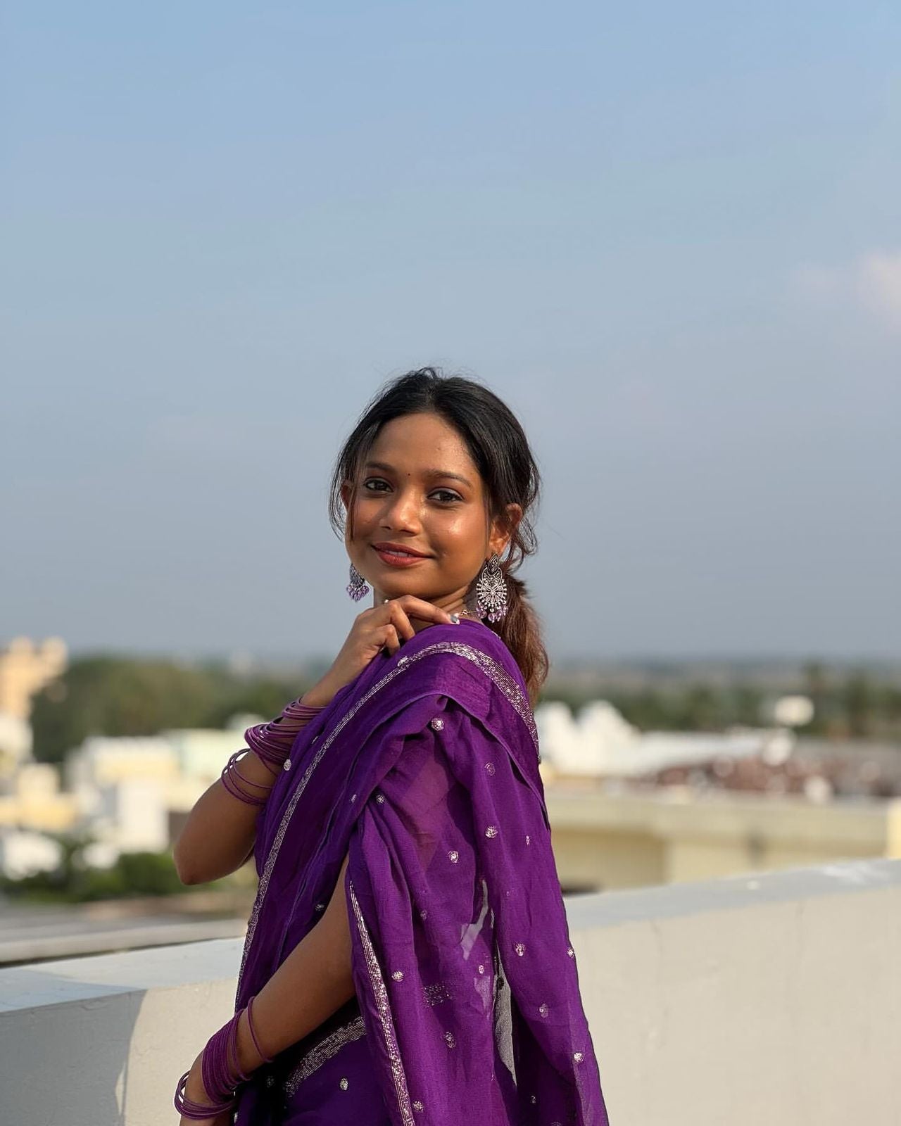 Trending Fancy Georgette saree