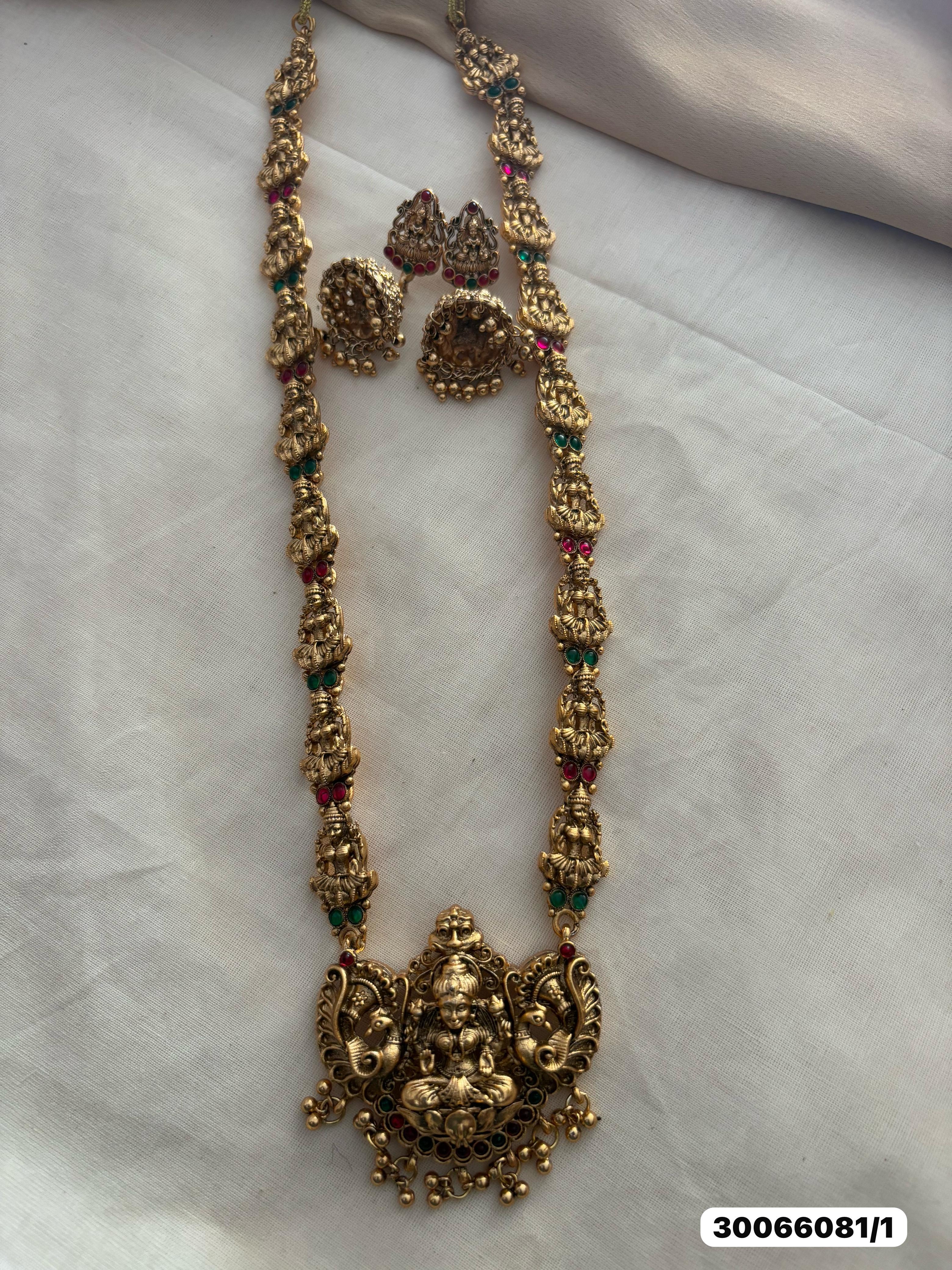 Lakshmi long haram necklace