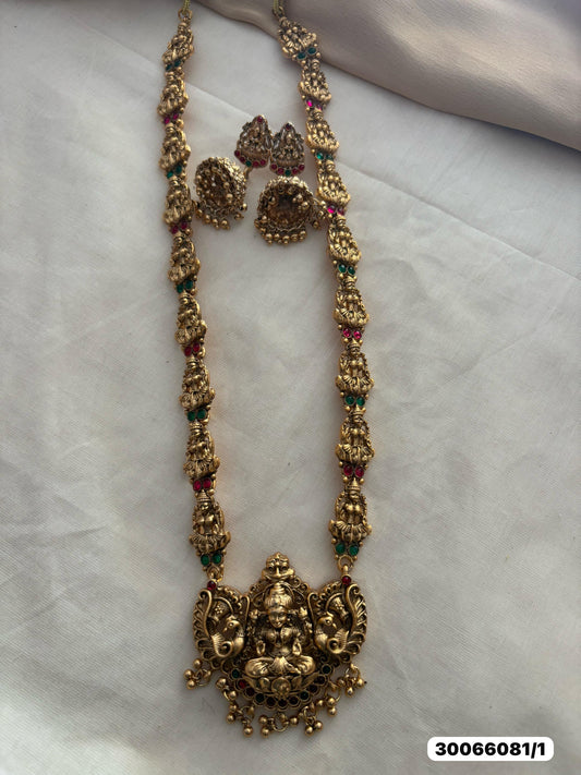Lakshmi long haram necklace