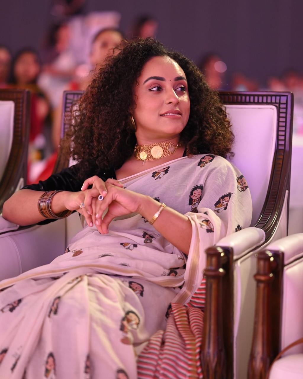 Peraly maany inspired doodle cotton saree