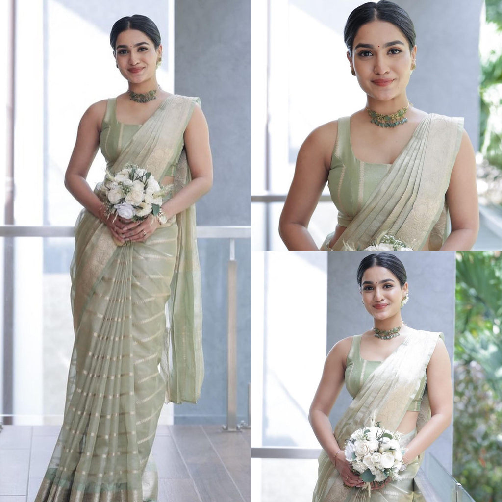 Sanyia iyppan organza saree